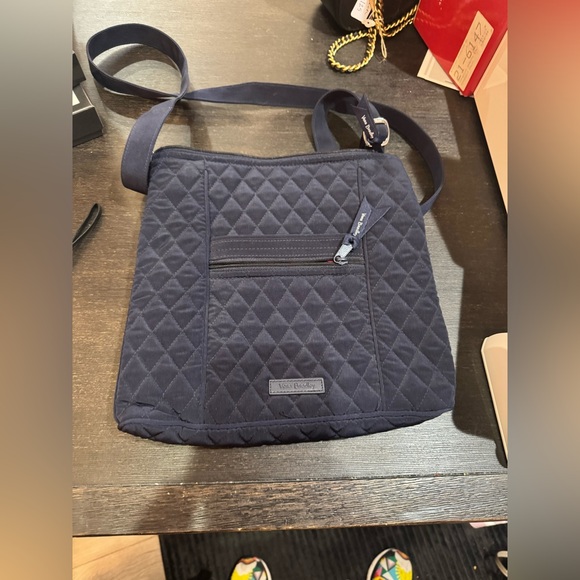 Vera Bradley Navy Quilted Crossbody Bag - Picture 1 of 7